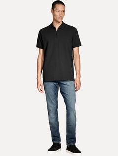 Polo Aramis Masculina Ottoman Ziper Preto