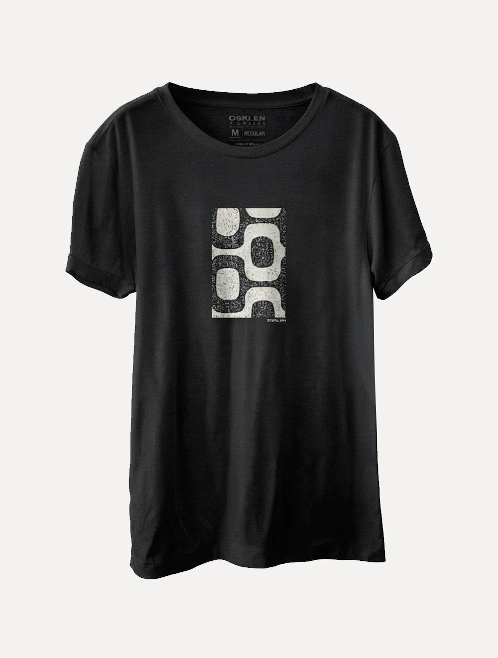 Camiseta Osklen Masculina Regular Vintage Calçadão Preta