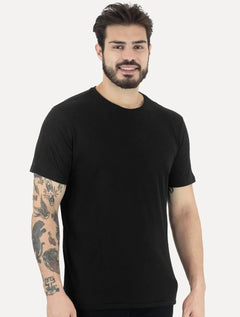 Camiseta Osklen Masculina Slim Light E-basics II Preta