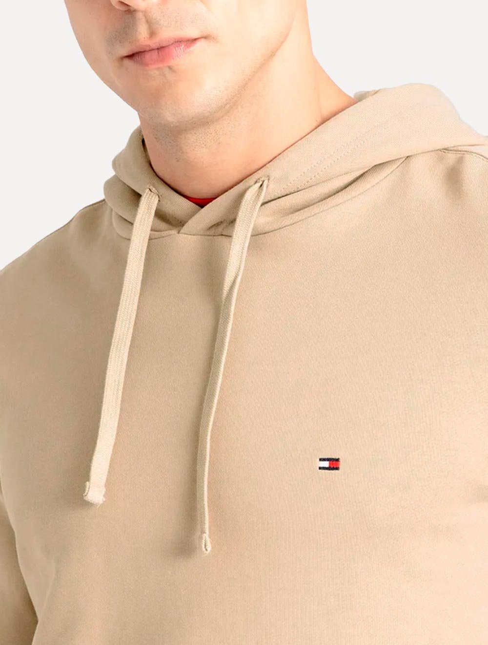 Moletom Tommy Hilfiger Masculino Essential Terry Hoody Cáqui