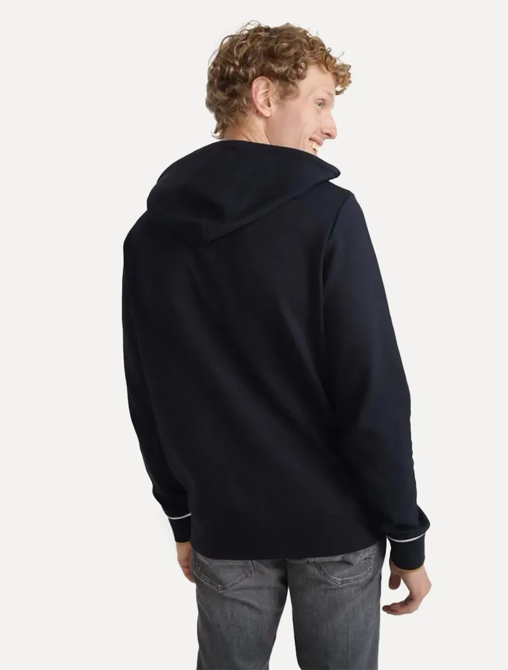 Moletom Tommy Hilfiger Masculino Hoody Brand Love Azul Marinho