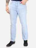 Calça Tommy Jeans Masculina Regular Straight Relaxed Ryan Azul Claro