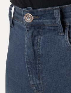 Calça Guess Jeans Masculina Slim Straight Azul Médio