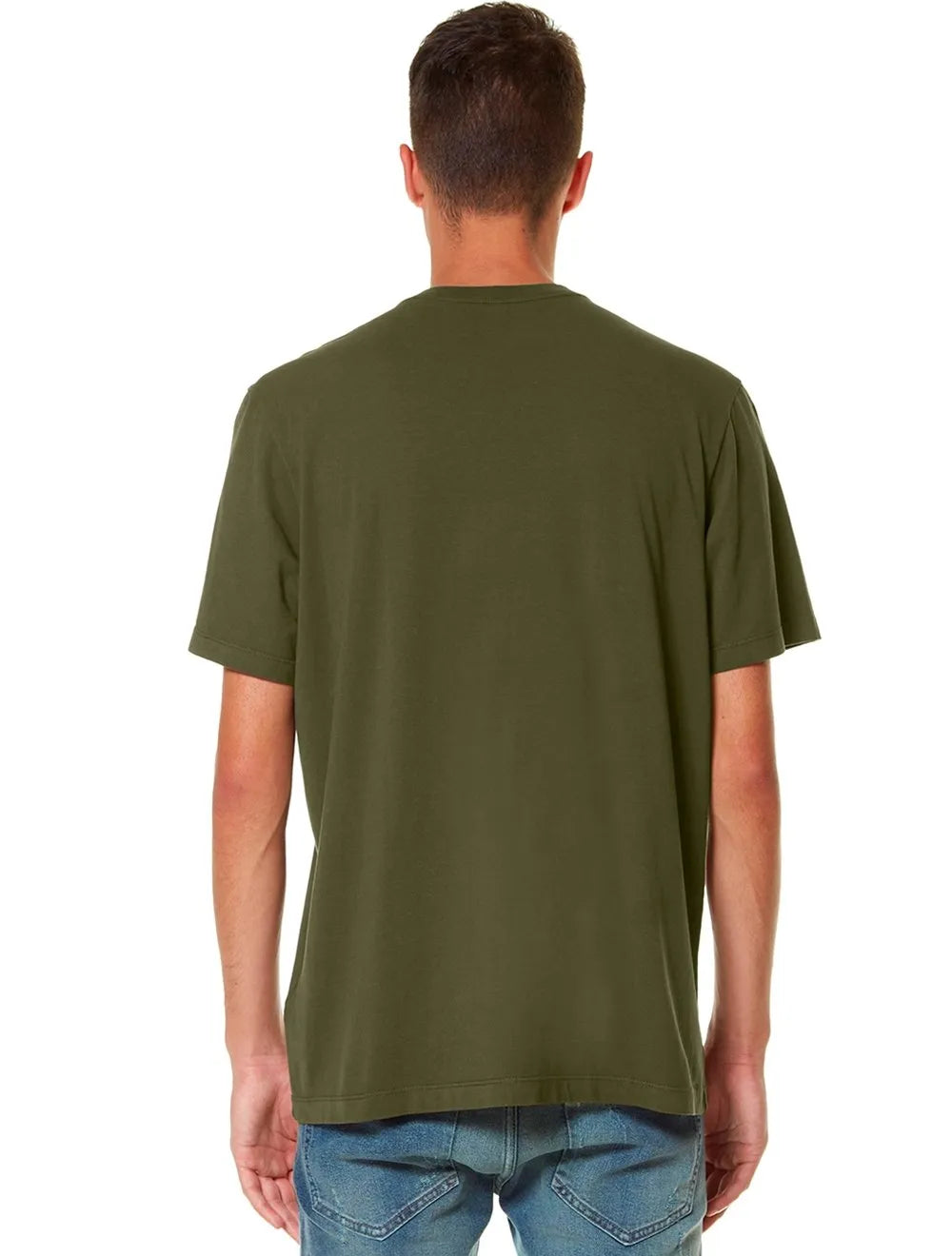 Camiseta John John Masculina Pocket Basic Bleen Verde Militar
