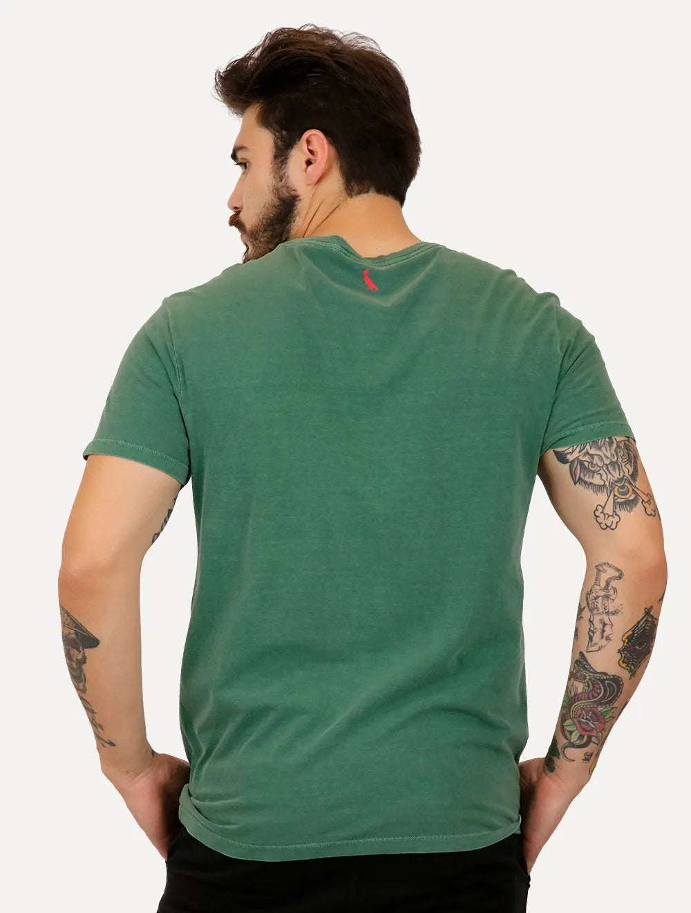 Camiseta Reserva Masculina Aquarela Fill Stoned Verde