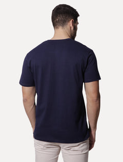 Camiseta Tommy Jeans Masculina Essential Script Tee Azul Marinho