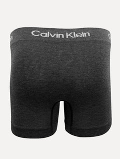 Cuecas Calvin Klein Trunk Seamless Viscose Logo Mescla Chumbo e Cinza Claro Pack 2UN