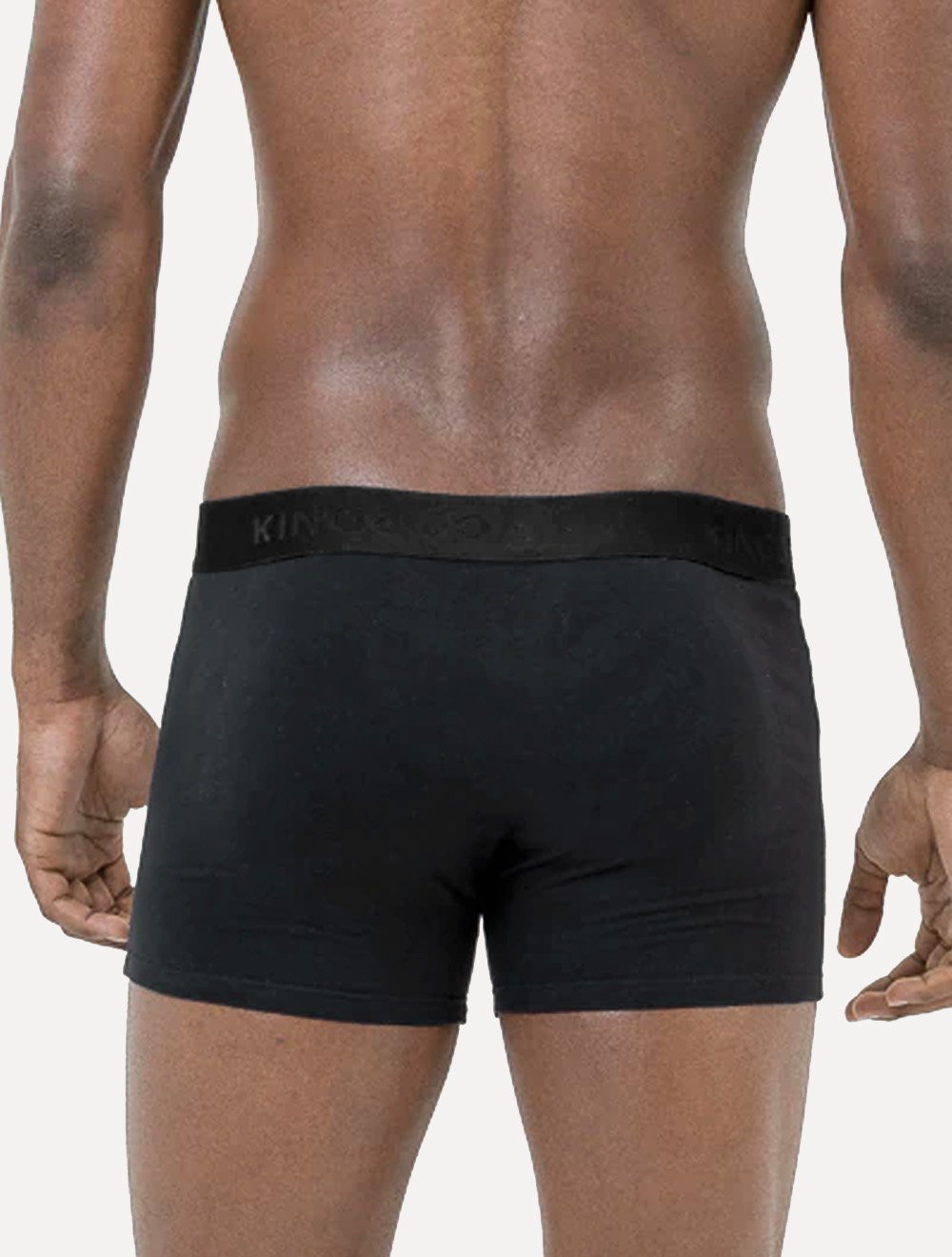 Cueca King & Joe Boxer Lisa Black Logo Preta Pack 2UN AC26701 00003