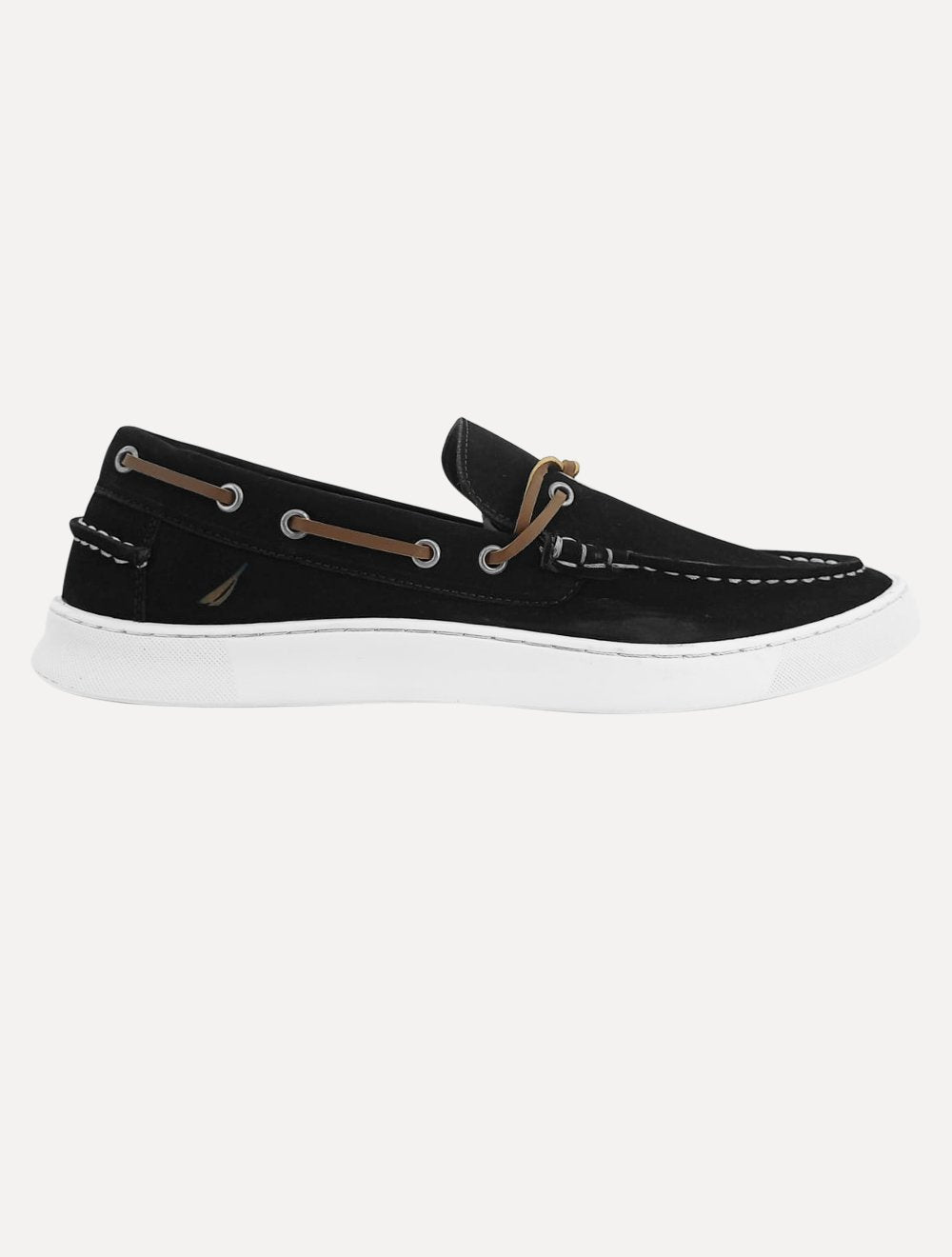 Docksider Nautica Masculino Suede Preto