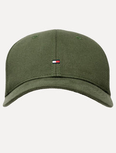 Boné Tommy Hilfiger Masculino Classic Cap Flag Tape Verde Militar