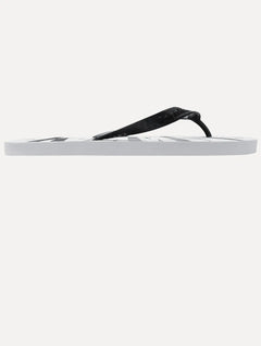 Chinelo Calvin Klein Swimwear Serif Font Logo Branco