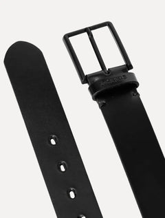 Cinto Aramis Masculino Basico Couro Latego Preto