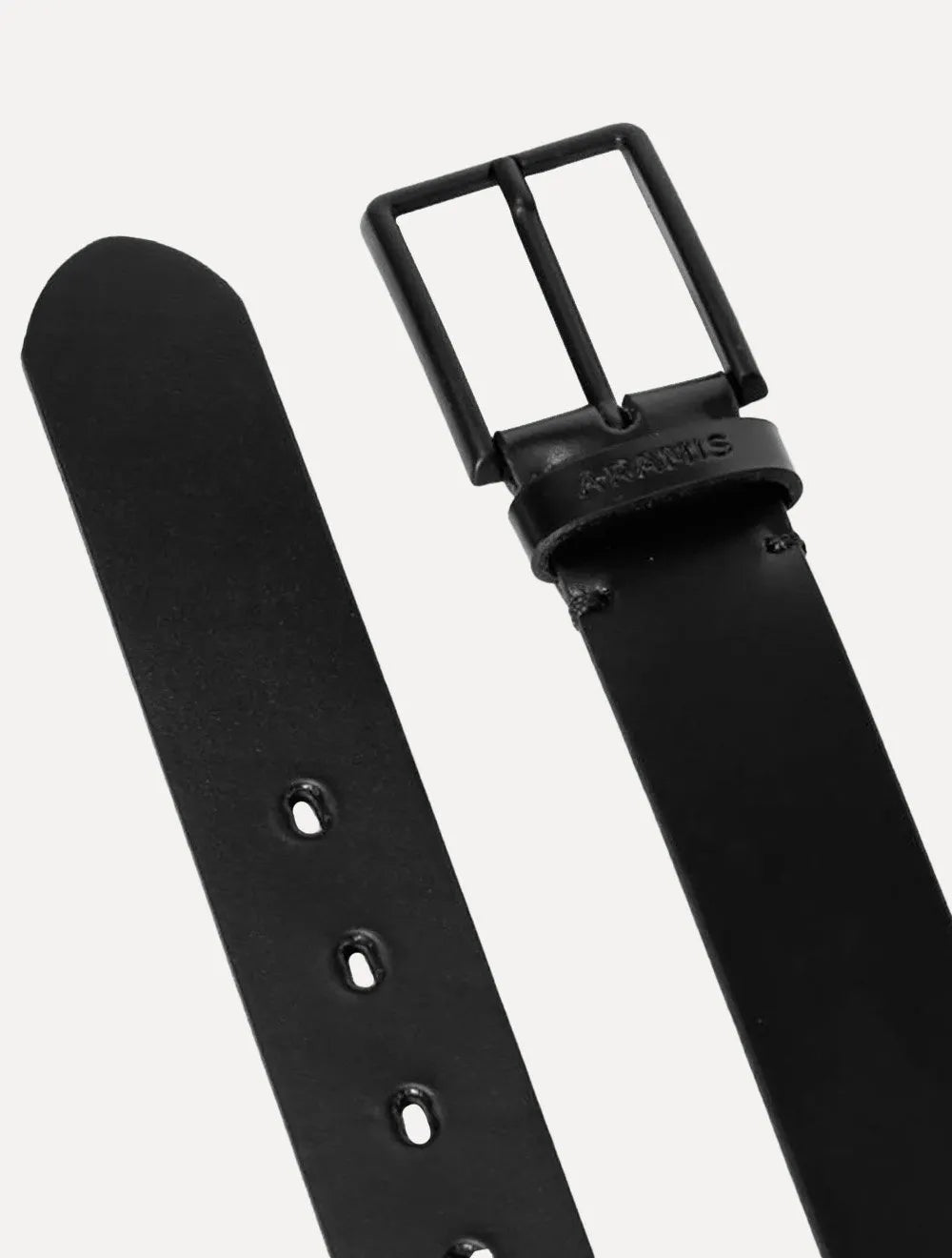 Cinto Aramis Masculino Basico Couro Latego Preto