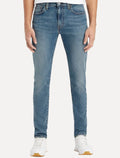 Calça Levis Jeans Masculina 510 Skinny Stretch Washed Azul Médio