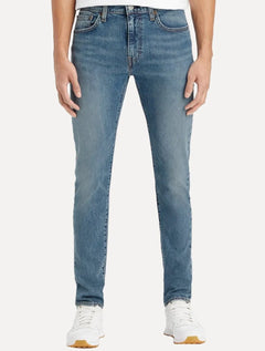 Calça Levis Jeans Masculina 510 Skinny Stretch Washed Azul Médio