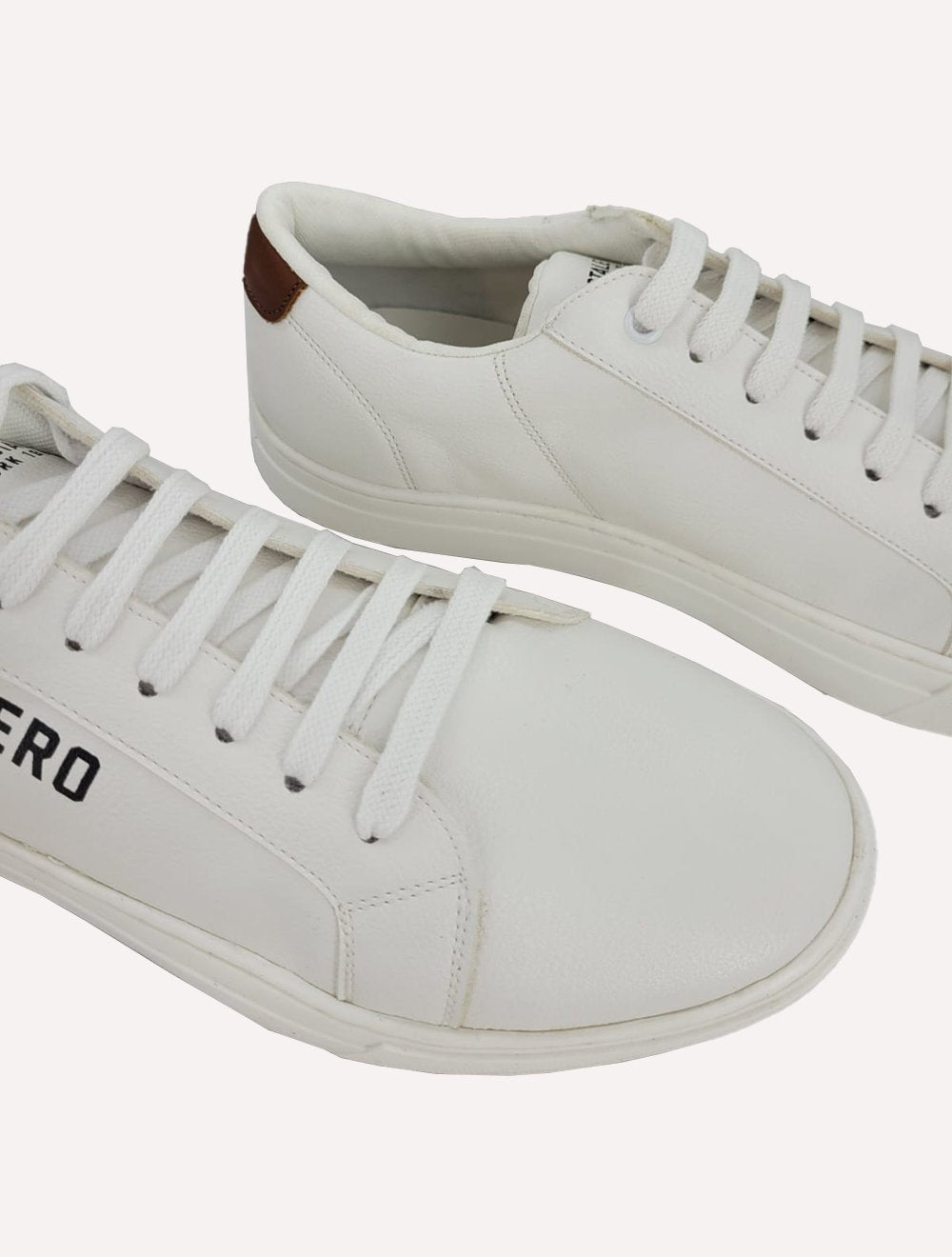 Tênis Aeropostale Masculino Casual Couro Aero A87 Marrom/Branco