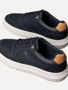 Tênis Calvin Klein Jeans Masculino Baixo Chunky Layers Azul Marinho