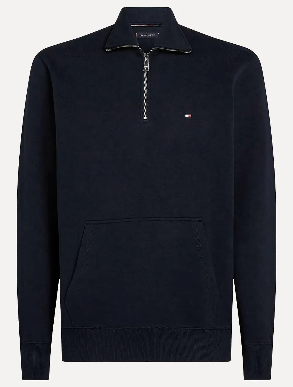 Moletom Tommy Hilfiger Masculino Essential Terry Half Zip Azul Marinho