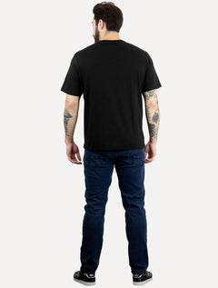 Camiseta Calvin Klein Jeans Masculina Embossed Logo Preta