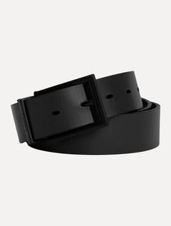 Cinto Aramis Masculino Couro Dupla Face Lines Preto/Café