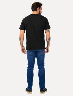 Camiseta Osklen Masculina Regular Vintage Trkk Old Preta