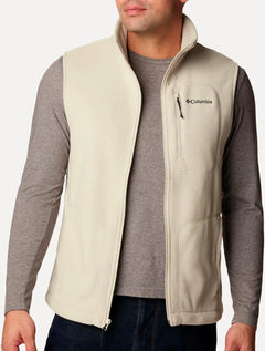 Colete Columbia Masculino Fleece Fast Trek Off-White