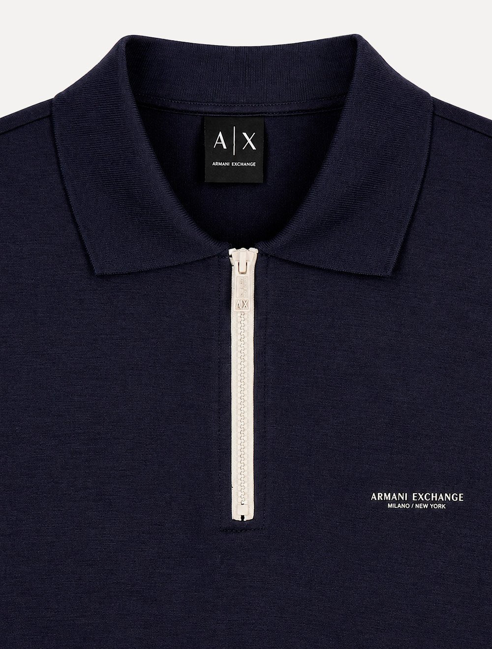 Casaco Moletom Armani Exchange Masculina Subtle Chest Azul Marinho