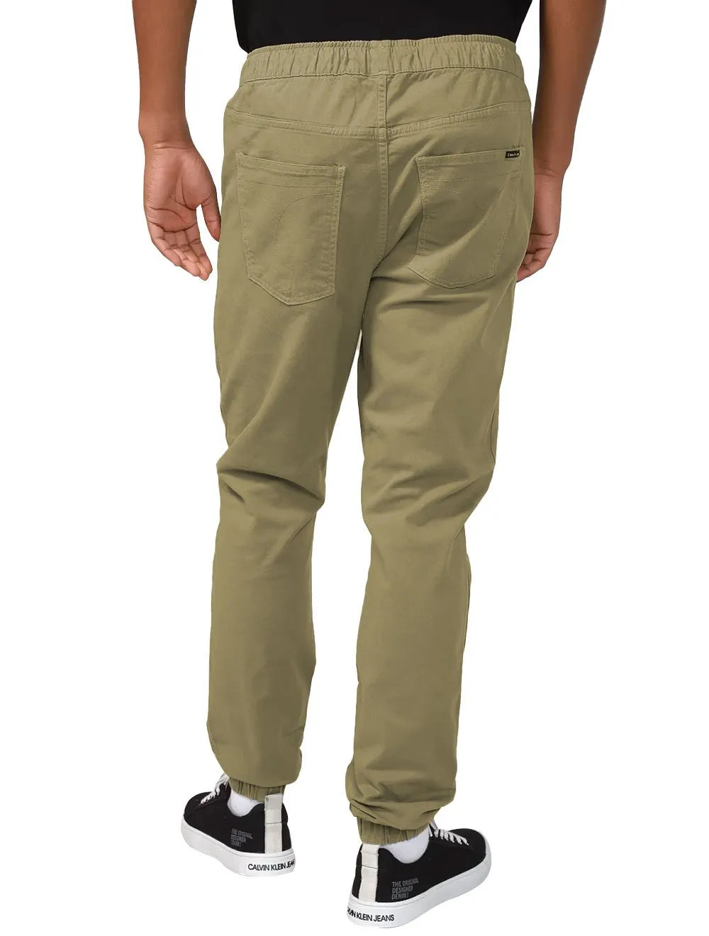 Calça Calvin Klein Jeans Masculina CKM31 Color Taper Cáqui