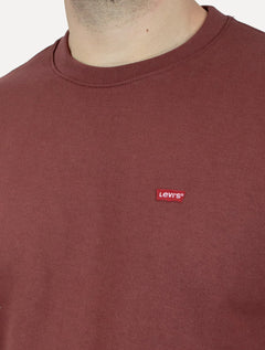 Moletom Levis Masculino Crewneck Original Batwing Bordô