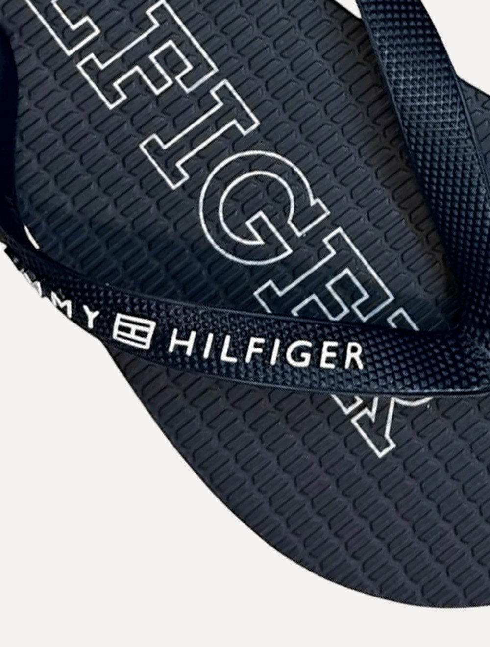 Chinelo Tommy Hilfiger Sandal Rubber Beach Azul Marinho