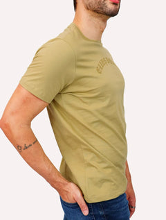 Camiseta Ellus Masculina Cotton Fine Deluxe Gothic Classic Mostarda