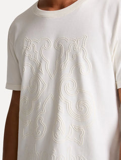 Camiseta John John Masculina Regular Fit Brasao Dotted Off-White