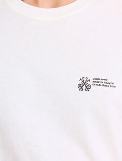 Camiseta John John Masculina Regular Fit Established 2006 Off White