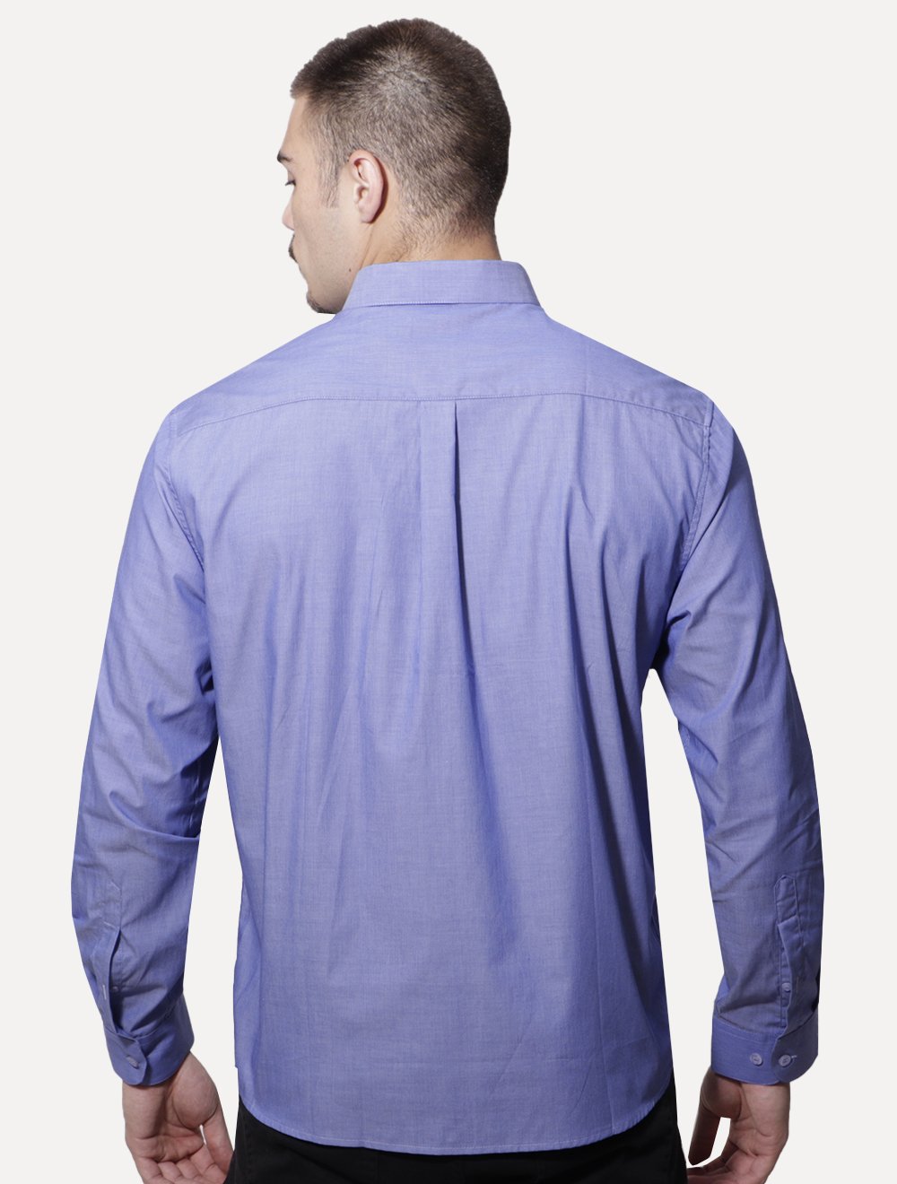 Camisa Ellus Masculina Tricoline Water Stripe Classic Azul