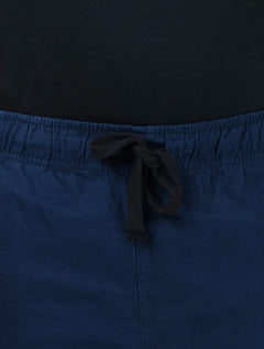 Short King & Joe Masculina Sarja Flex Twill Peach Azul Marinho