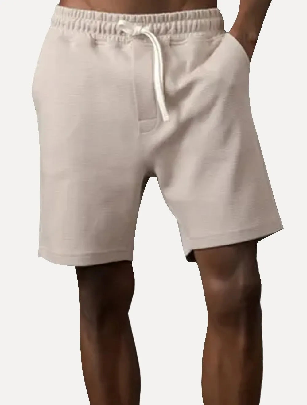 Bermuda Calvin Klein Suedine Soft Caqui Claro