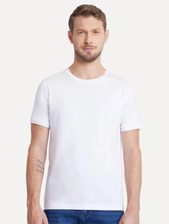 Camiseta Aramis Masculina Jersey Algodão Pima Surton Branca