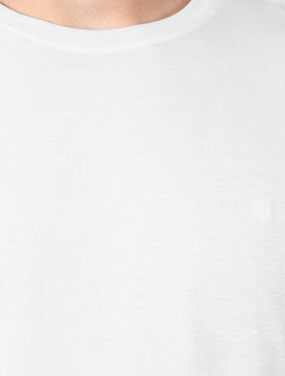 Camiseta Individual Slim Pima Soft Touch Logo Branca