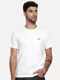 Camiseta Levis Masculina Standard Classic Printed Housemark Branca