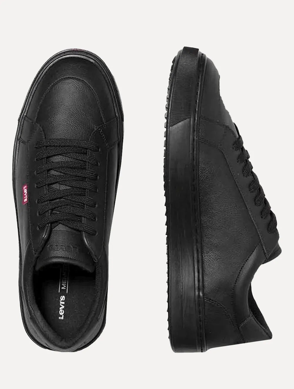 Tênis Levis Masculino Couro Woodward Rugged Low Preto