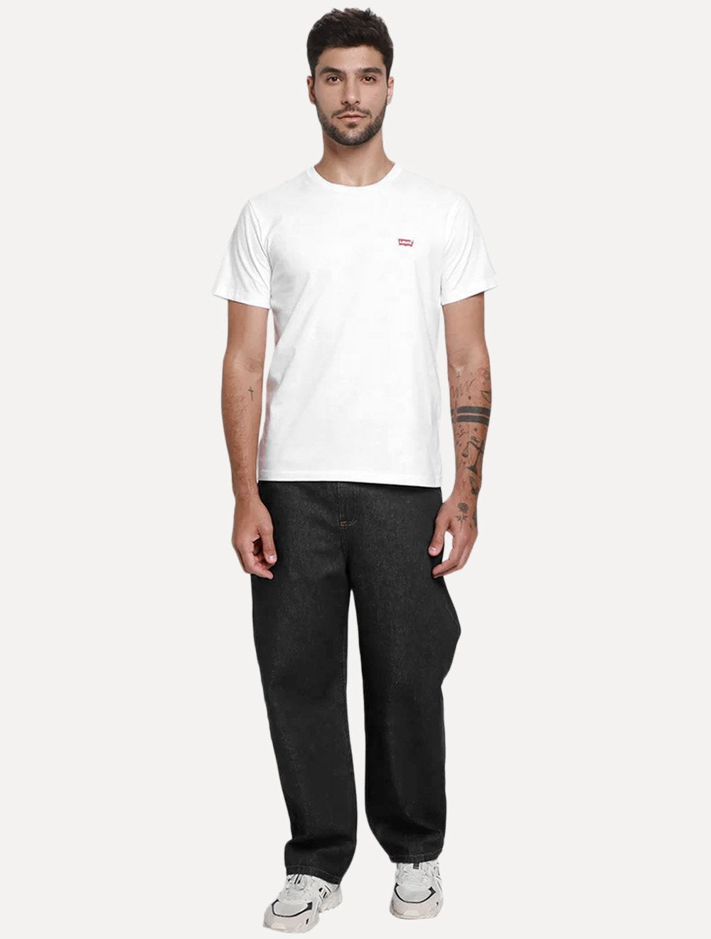 Camiseta Levis Masculina Standard Classic Printed Housemark Branca