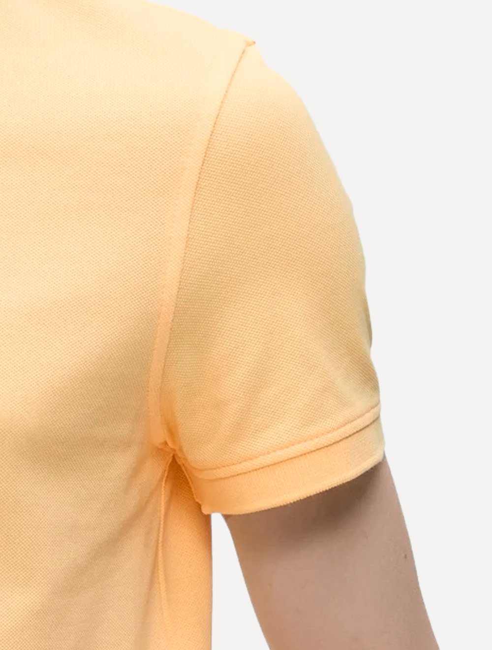 Polo Tommy Hilfiger Masculina Regular Piquet 1985 Amarelo Claro