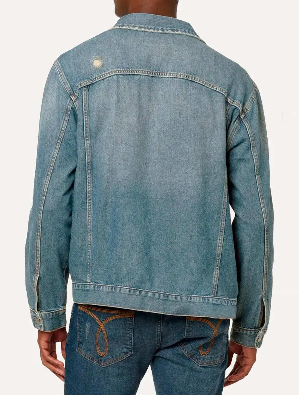 Jaqueta Calvin Klein Jeans Trucker Stoned Azul Escuro