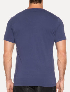 Camiseta Ellus Masculina Cotton Fine Maxi Easa Classic Azul