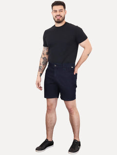 Bermuda John John Jeans Masculina Box Basics 5 Pockets Escura