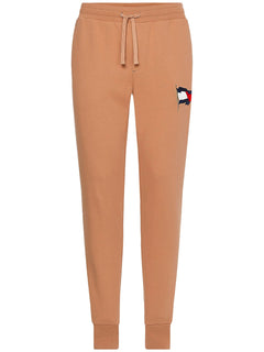 Calça Tommy Hilfiger Moletom Motion Flag Taped Cáqui