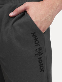 Calça John John Moletom Masculina New Basic Cinza Escuro