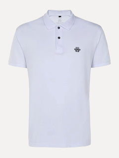 Polo John John Masculina Light Transfer Branca