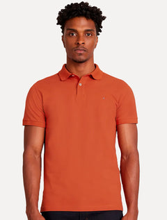 Polo Aramis Masculina Basic Piquet Terracota