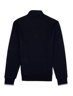 Blusa Fred Perry Moletom Masculina Regular Half Zip Preta